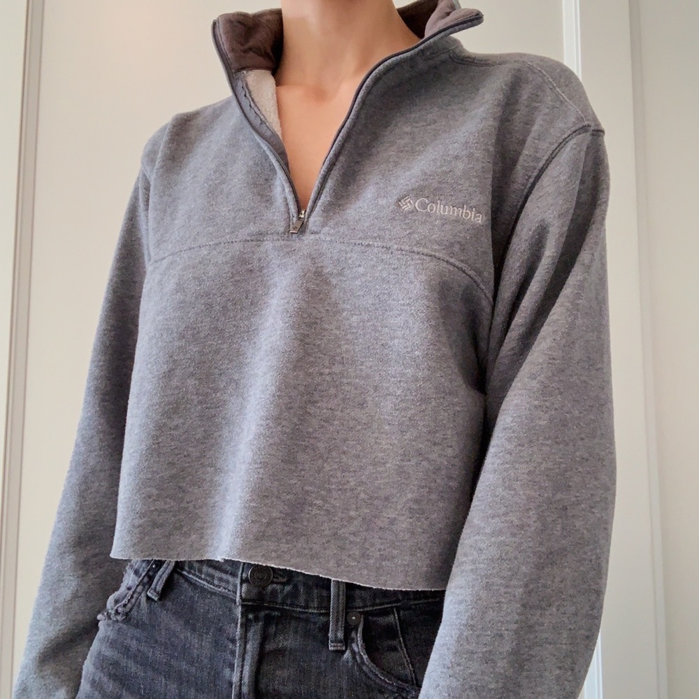 soft Columbia three quarter zip 🐺